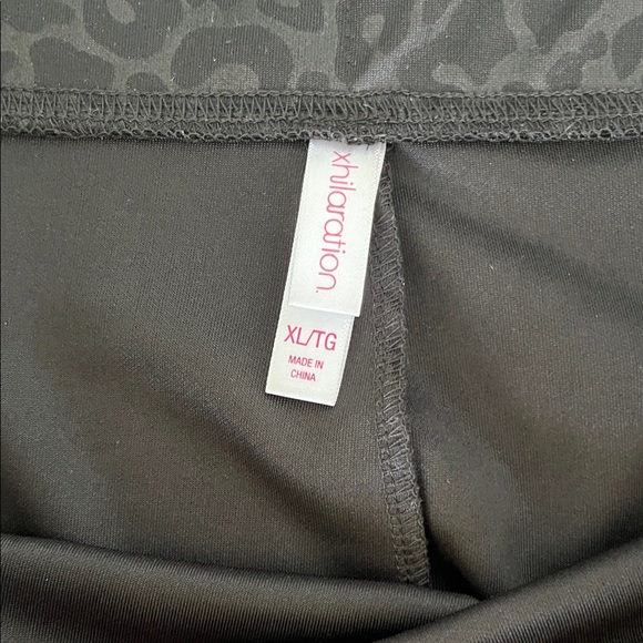 Xhilaration Black Tonal Leopard Print Skirt XL - Picture 4 of 5